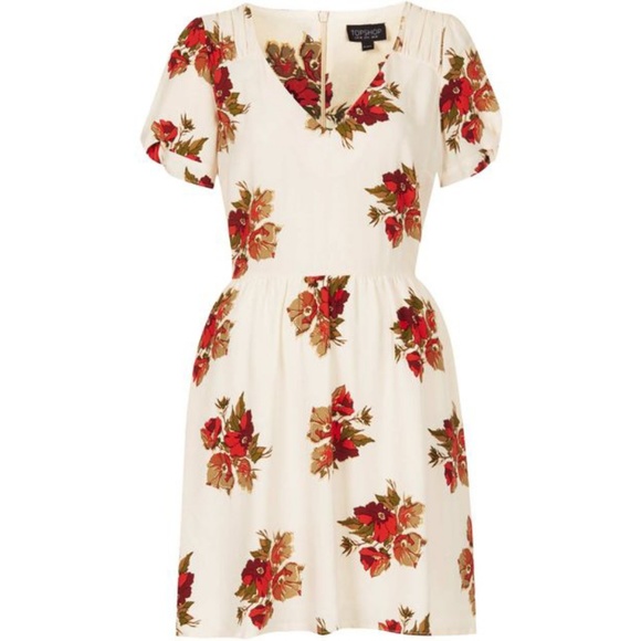 autumn floral dress